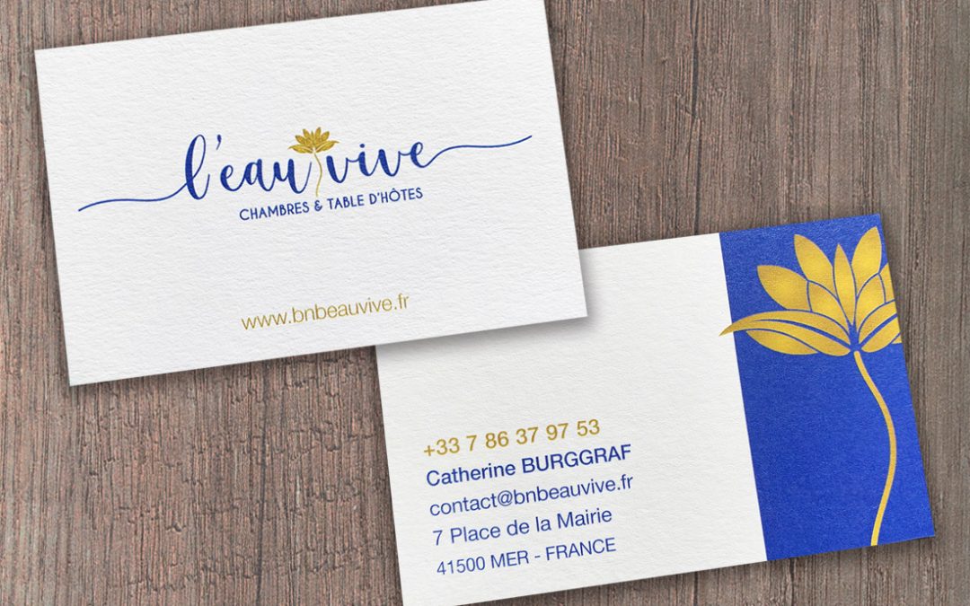 Carte de visite L’EAU ViVE